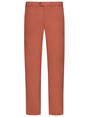 Linen chinos with stretch