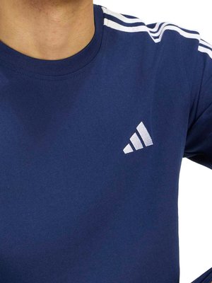 T-Shirt aus Baumwolle mit Logo-Stickerei, Regular Fit