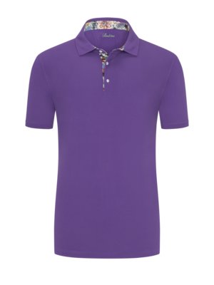 Polo shirt in cotton fabric