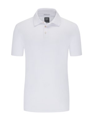 Washed look polo shirt