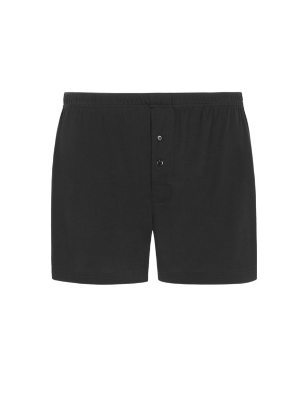 Übergröße : Novila, Boxer-Short aus softem Jersey in Schwarz