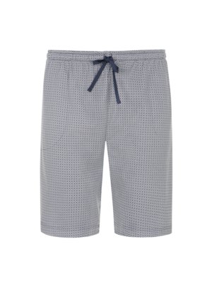 Pyjama shorts with a minimalistic print