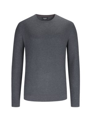 Cotton-blend-sweater