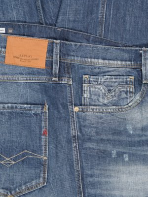 5-Pocket-Jeans-im-Used-Look,-Anbass