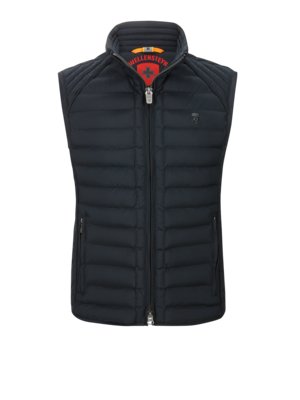 Quilted gilet with Sorona padding, weatherproof