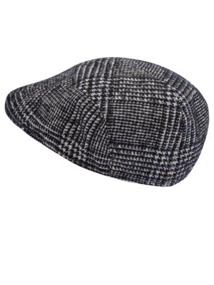 Flat cap in a wool blend