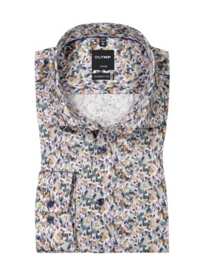 Luxor modern fit shirt with micro print