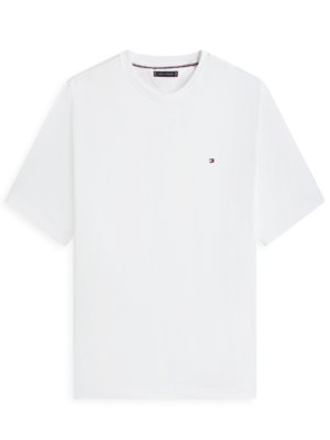 Soft cotton t-shirt with logo embroidery