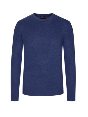 Cashmere sweater, round neck