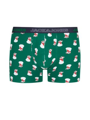 Pack of 3 boxer trunks with Christmas motif