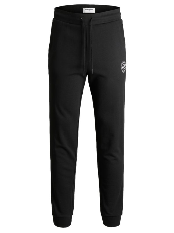 Levně Jack & Jones, Pohodlné joggingové kalhoty Černá