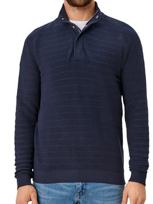 Cotton troyer in stylish knit