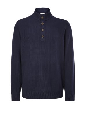 Sweater-with-Troyer-collar