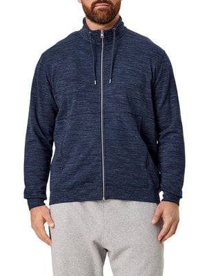Sweater jacket in a mottled design