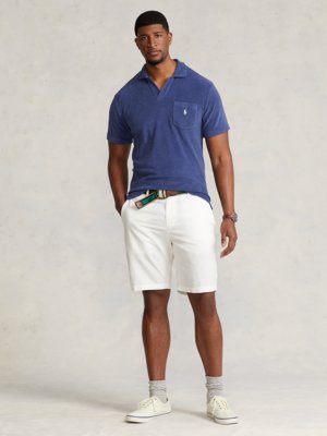 Polo shirt in terry fabric