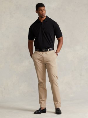 Polo shirt with zip