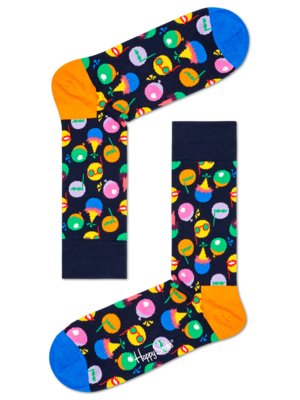 3-pack of socks with party motif
