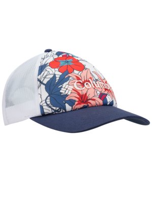 Cap with floral print