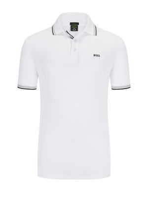 Polo shirt made of pure cotton, Regular fit