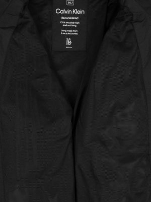 Blouson with crinkle effect, recycled nylon