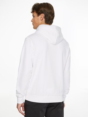 Must-have hoodie with two-tone logo print, cotton