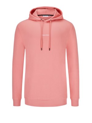 Hoodie with small logo