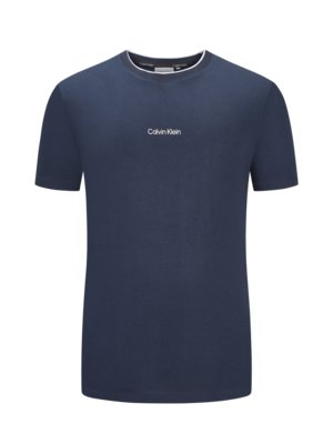 T-shirt with logo lettering