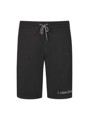 Sweat shorts with embroidered logo