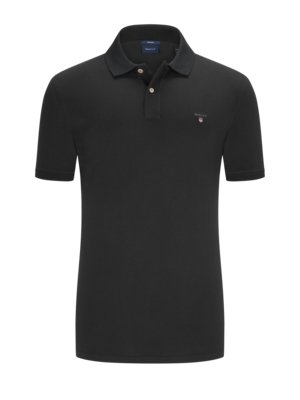 Polo shirt in light piqué fabric