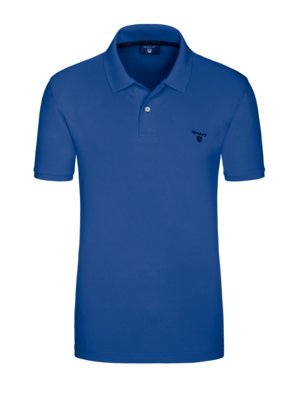 Polo shirt in light piqué fabric