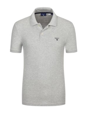 Polo shirt in light piqué fabric