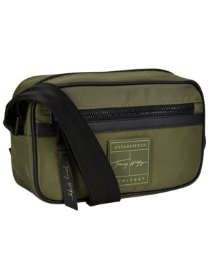 Messenger bag with logo patch
