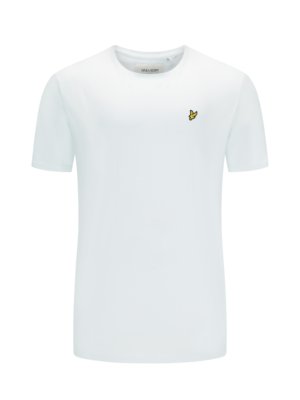 T-shirt with logo patch