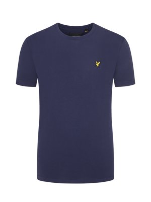 T-shirt with logo patch