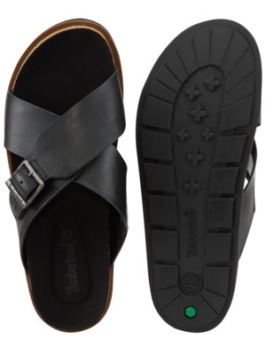 Lehké sandály s koženými řemínky