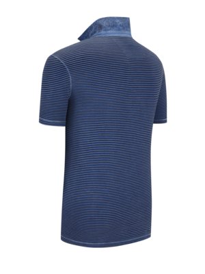 Polo shirt in a striped design