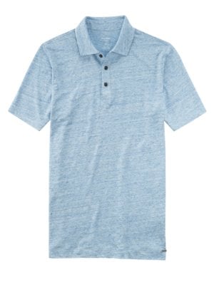 Polo-shirt-in-linen-stretch-mix