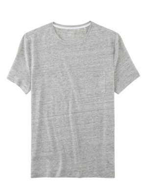 T-shirt in linen blend