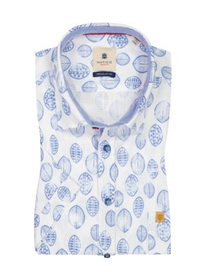 Short-sleeved shirt with all-over print
