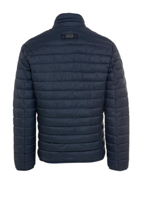 Quilted jacket with zip and breast pocket, 100% recycled