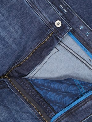 Jeans in a washed look, Futureflex 