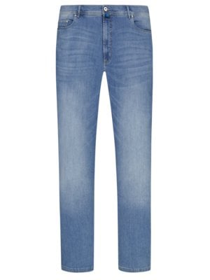5-Pocket Jeans in Washed-Optik, Futureflex