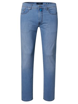 Jeans in washed look, Comfort stretch, ultra lightweight