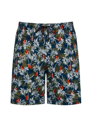 Pyjama shorts with all-over print