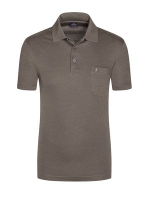 Polo shirt in a cotton blend