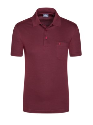 Polo shirt in a cotton blend