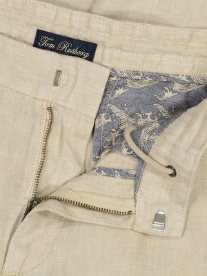 Chinos in pure linen