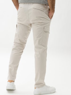 Cargo pants in micro texture, Fabio