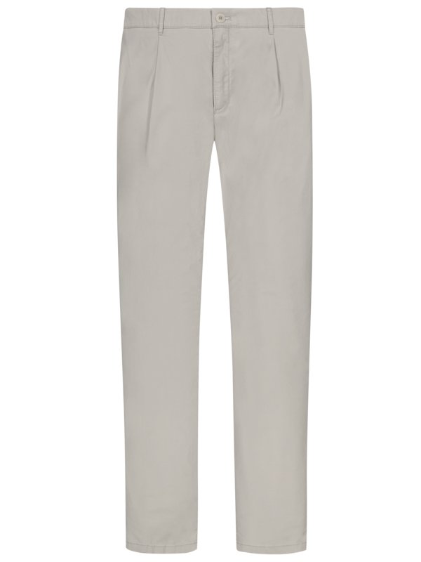 Levně Brax, Chino kalhoty s minimalistickou strukturou, se skladem v pase Béžová