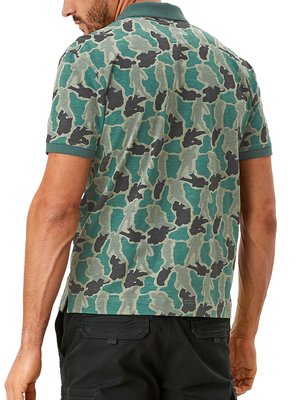 Poloshirt im Camouflage-Print